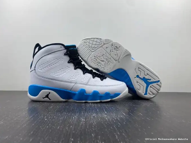 Official Maikesneakers Air Blue 9 Jordan Powder FQ8992-101 0524